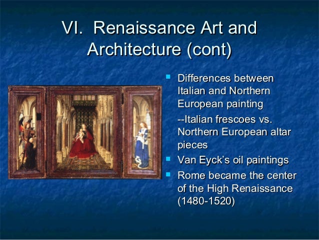 italian art culture The art of italy and northern europe from 1300 to 1520